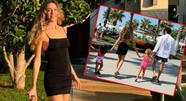 Sinem Kobal tatil pozlarını peş peşe paylaştı! 'Aile albümü'