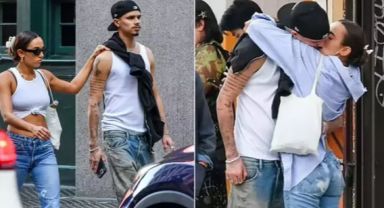 David Beckham'ın oğlu Romeo, New York'ta yeni sevgilisi ile görüntülendi