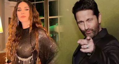Defne Samyeli dünyaca ünlü oyuncu Gerard Butler ile New York'ta bir araya geldi!