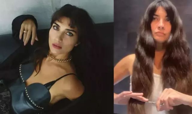 Tuba Büyüküstün'den olay paylaşım! Saçlarını kendi kesti not düşmeyi ihmal etmedi