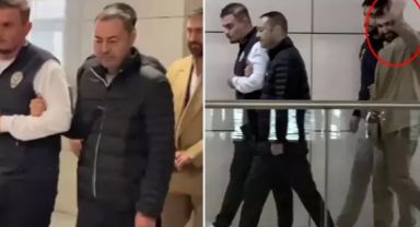 Adliyeye sevk edilen Serdar Ortaç'ın ayakta durmakta güçlük çektiği dikkatlerden kaçmadı