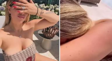 Dur durak bilmiyor: Wanda Nara'dan sere serpe pozlar