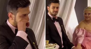 Kız isteme merasimine damat adayının mutsuzluğu damga vurdu