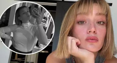 Hamile olduğu iddia ediliyordu! Gizem Karaca'dan karnı burnunda pozlar