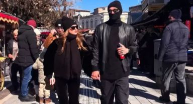 Mauro Icardi ve yeni sevgilisi tanınmamak için maske takıp İstanbul'u gezdi