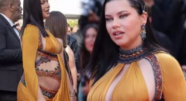 Kilolu halinden eser kalmadı! Adriana Lima bomba gibi döndü