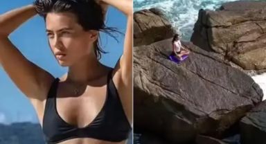Kayalıklar üzerinde yoga yaparken dev dalgalara kapılan ünlü oyuncu hayatını kaybetti