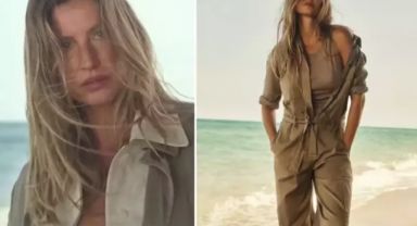 Sutyensiz poz veren model, fiziğiyle ağızları açık bıraktı