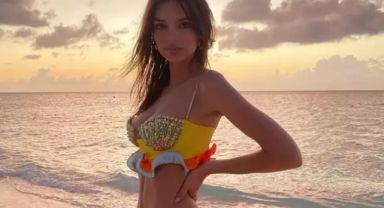 Dünyaca ünlü model Emily Ratajkowski, yıldız futbolcuya hayranlığını ilan etti