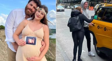 Havalimanında bir hayli eğlendi! İrem Derici'den ilginç dans