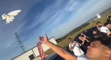 Rapçi Süleyman Burak Bodur tahliye edildi, ilk işi güvercin uçurmak oldu