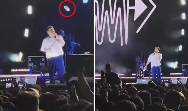 Şanlıurfa'da sahne alan ünlü şarkıcının zor anları! Bırakıp gitmemek için çok direndi