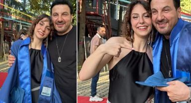 Davut Güloğlu'nun gözlerden uzak büyüttüğü kızı üniversiteden mezun oldu