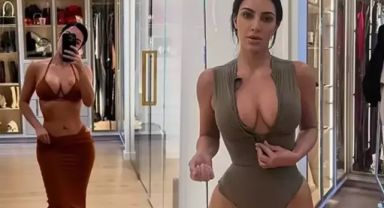Giyinme odası bile normal bir ev kadar! İşte Kim Kardashian'ın 60 milyonluk malikanesinin gizli hazinesi