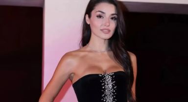 Ünlü çift evlendi, Hande Erçel oynadığı horonla geceye damga vurdu