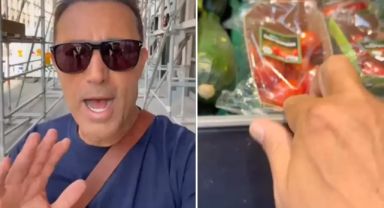 Almanya'da domates 20 euro mu? Mustafa Sandal markete gidip etiketleri çekti
