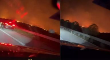 Şarkıcı Yaşar İpek, Çeşme'deki yangında alevlerin ortasında kaldı