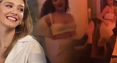 Ünlü oyuncu Melisa Döngel'in dansı gündem oldu